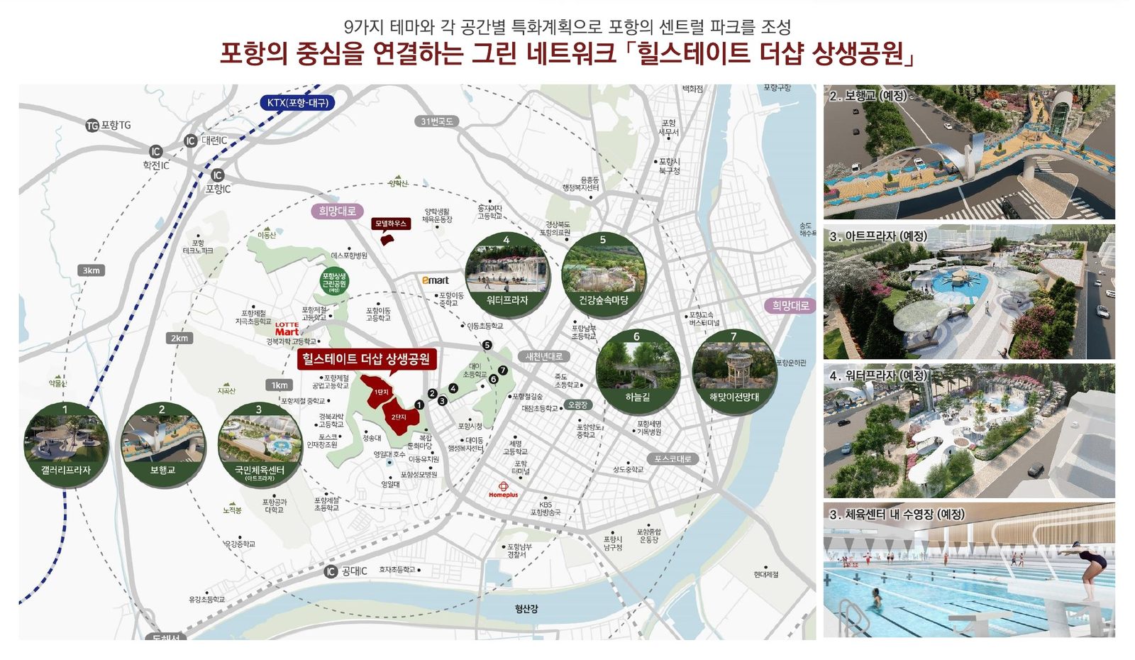 상생공원 설계 — 9가지 테마